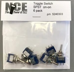Nce On/on Spst Toggle Switch 6 Pack 5240303. Fixed Price $10.10.