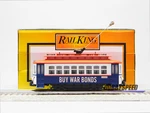Mth Railking War Bonds Bump Go Trolley Gauge Transit Street Car 30-5217 New. Fixed Price $98.84.
