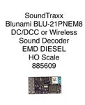 Soundtraxx Blunami BLU-21PNEM8 Wireless Dcc Decoder Emd Diesel 885609. Fixed Price $135.96.
