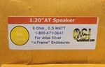 Qsi Solutions Ho 1.20" Speaker 8 Ohm 0.5 Watt Fir Atlas Silver Frame" 30MM. Fixed Price $24.90.