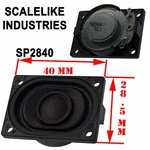 Scalelike Industries SP2840 1 Watt 20HZ Ohm 28X40 Dcc Speaker New Package. Fixed Price $8.99.