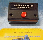 American Flyer Lumber Car Single Button Control New Repro XA14A964C. Fixed Price $19.95.
