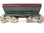 Lionel 16 Ballast Dump Car Green, Maroon Prr Prewar Standard Gauge X8120. Fixed Price $169.00.