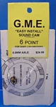 G.m.e. Sound Cam 5.0MM Axle 6 Point 3 Cyl,shay Loco Pfm Pbl Dcc S,o Scale,g,f. Fixed Price $24.95.