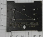 Lionel RW-10 Terminal Plate. Fixed Price $5.00.