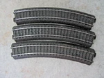 Ho - Marklin 29130 Black Train Yard Track (set Of 3). Fixed Price $15.00.