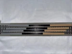 Scale Grade Crossing To 2.5 Snap Notch Lionel Fastrack Color Options!. Fixed Price $11.00.
