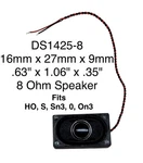 Railmaster Hobbies DS1425-8 16MM X 27MM 9MM Ohm Speaker W/ Enclosure. Fixed Price $11.67.
