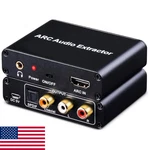 Amanka 192KHZ Hdmi Arc Audio Extractor Digital Optical Toslink Spdif Coaxial. Fixed Price $29.98.