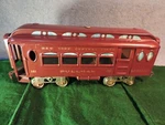Early Prewar Lionel 181 Maroon Pullman New York Central Train Car Standard Scale. Fixed Price $450.00.