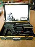 Ge Uni-cam 8MM Video System Model 1CVM5080E W/tv Zoom 1:1.2 7-42MM Lens In Cases. Fixed Price $149.99.