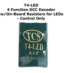 Tcs 1482 T4-LED Dcc Motor Decoder Function 9-PIN Jst & Ka Plug .. Ho Scale. Fixed Price $18.99.