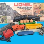 Lionel Black River Freight Big O27 Gauge Electic Train Set Locomotive 8602 Rare. Fixed Price $129.99.