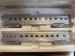 Mth Santa Fe 2-CAR 70' Streamlined Baggage/coach Passenger Set Gauge 20-66196. Fixed Price $225.00.