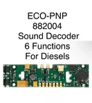 Soundtraxx Eco-pnp For Diesels: Econami Decoder 6 Function 882004. Fixed Price $67.96.