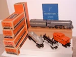 Rare Lionel Early Postwar #1403W "027" Freight Train Set -221 Engine 1946 -C7+. Fixed Price $295.00.