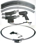 7PC 1987 Tyco Ho Tru Magnetic Steel Rail Train Track & Controller Lot Unused!. Fixed Price $9.99.