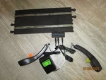Hornby Scalextric Nascar 16V Power Base, C977W Supply + 2 Controllers Nos. Fixed Price $52.00.