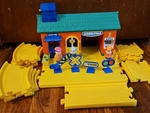 Vintage Lionelville Station Set W/track Signs People No Trains. Fixed Price $19.99.