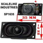 Scalelike Industries SP1635 Watt All 8 Ohm 16X35MM Dcc Speaker New Package. Fixed Price $8.99.
