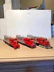 Three Ho Santa Fe Emd Gp 40 Diesel Locomotive #6067 By Bachman And Dummy. Fixed Price $34.99.