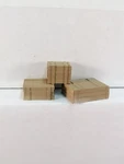 Arttista #1270 - Three (3) Wooden Crates Scale Details Model Trains New. Fixed Price $21.95.
