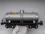 Lionel Standard Gauge NO515 Sunoco Tanker Car -silver Nickel Accents. Fixed Price $109.00.