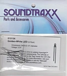 Soundtraxx 810134 Golden White Led (6-PACK) 3MM Dia. 3.3 Volts. Fixed Price $14.95.