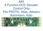 Tcs A6X Motor Decoder Function Drop-in W/ Bemf & 1.5V Power Supply Ho Scale. Fixed Price $41.99.