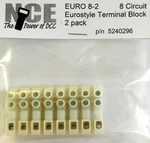 Nce New 2026 EURO8-2 Circuit Eurostyle Terminal Block Strip 5240296. Fixed Price $9.78.