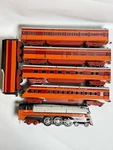 Lionel Standard Gauge Hiawatha Steam & Car Passenger Set 6-13004 6-13006. Fixed Price $4250.00.
