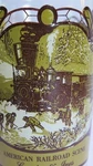 2 Currier & Ives Glass Tumblers American Railroad Train Scene. Fixed Price $12.47.