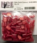 Nce New 2024 MQCR64 Male Quick Connect 18-22 Awg Red Pack 5240278. Fixed Price $31.46.