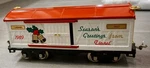 Lionel 6-13601 Standard Gauge 1989 Seasons Greetings Christmas Car -new. Fixed Price $45.00.