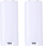 Nintendo Wii Remote Controller Battery Back Cover Case White, 2 Pack New. Fixed Price $7.99.