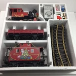 Rare Vintage Lgb 72555 Red Merry Christmas Passenger Train Set Original Box. Fixed Price $799.99.