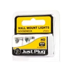 Woodland Scenics 5654 Gooseneck Wall Mount Lights Ho Scale. Fixed Price $12.36.
