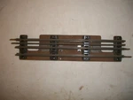 American Flyer Prewar 4-RAIL Gauge Straight Banked Whistle Track No. 601. Fixed Price $19.99.