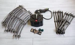 Vintage Lionel Toy Train 1063 75 Watt Transformer, Track, Lockon, Oval Layout. Fixed Price $74.95.