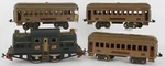 Lot Of (4) 1920'S Lionel Model 380E Locomotive & Pullman 337 Cars And 338. Fixed Price $449.99.